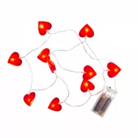 Φωτάκια led μπαταρίας με θερμό φως σε σχήμα καρδιάς Άγιος Βαλεντίνος #2