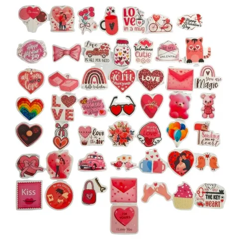 Σετ 50 τεμ με αυτοκόλλητα αγάπης Άγιος Βαλεντίνος