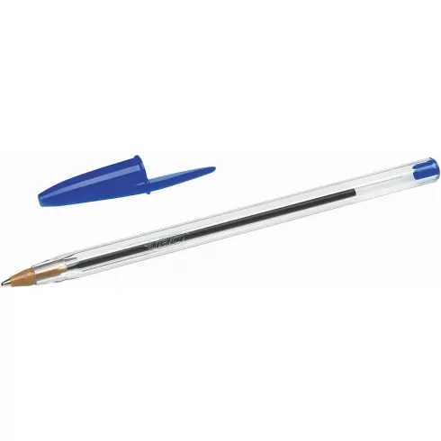 Bic Στυλό Ballpoint 1.6mm με Μπλε Mελάνι Cristal 1 TEMAXIO