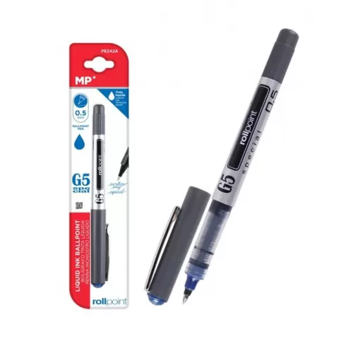 MP στυλό διαρκείας Rollpoint PE242A, καλλιγραφίας, 0.5mm, μπλέ