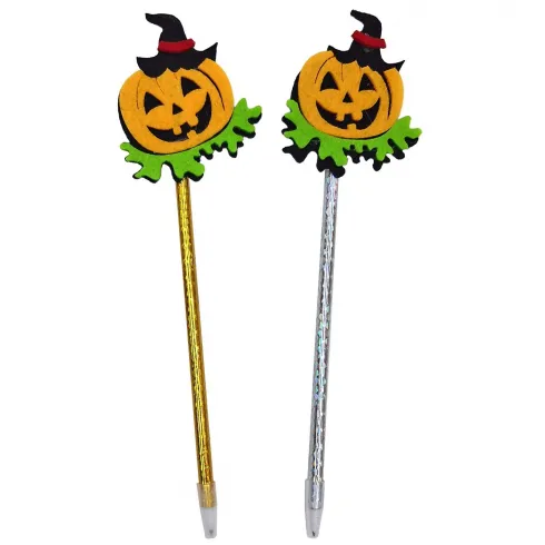 Στυλό Halloween κολοκύθα 24cm 1τεμ Carnavalista 232646 τυχαία επιλογή