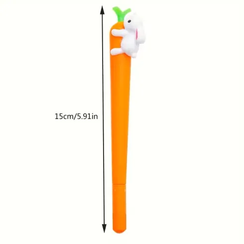 Στυλό σε σχήμα καρότου με μαύρο μελάνι 0.5mm 1 τεμάχιο #1