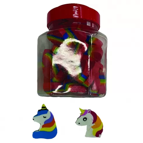 Justnote Γόμα Μονόκερος 3x0,7cm 702443 - 1Τεμ - ΤΥΧΑΙΑ ΕΠΙΛΟΓΗ ΣΧΕΔΙΟΥ