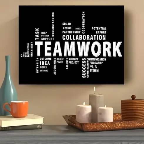 Καμβάς 40x30cm Teamwork #2