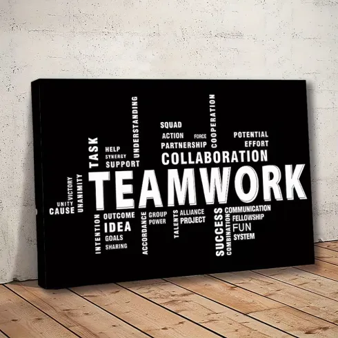 Καμβάς 40x30cm Teamwork #1