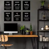 Σετ 6τεμ Ενθαρρυντικές αφίσες 20.32x25.4cm χωρίς κορνίζα Κωδ.029 #1