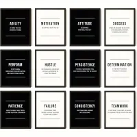 Σετ 12 Αφισών επιτοίχιας διακόσμησης χωρίς κορνίζα 20.32x25.4εκ Κωδ.030