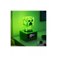 Paladone Minecraft Creeper Επιτραπέζιο ψηφιακό ρολόι με ξυπνητήρι PP11369MCF #2