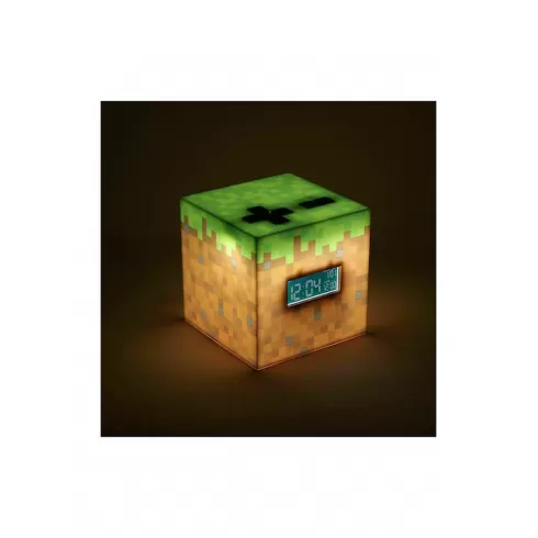 Paladone Minecraft Επιτραπέζιο ψηφιακό ρολόι με ξυπνητήρι pp6733mcf #1