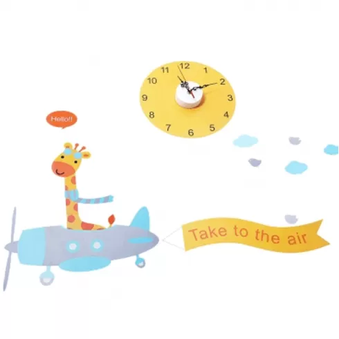 Αυτοκόλλητο Ρολόι Τοίχου cartoon sa-1-013