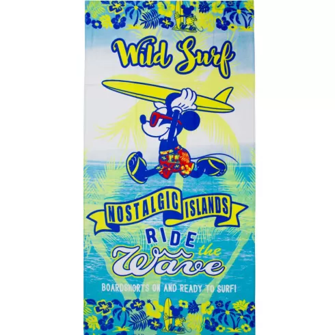 Πετσέτα Mickey Mouse velour beach towel "Wild Surf" 70 x 140cm WD20227