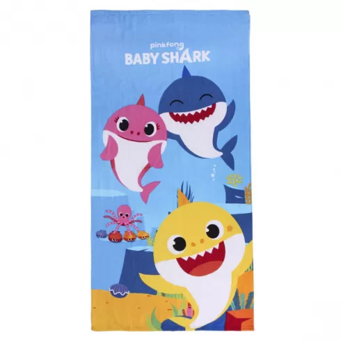 Πετσέτα Baby Shark beach towel microfiber Blue 70 x 140cm  2200007337