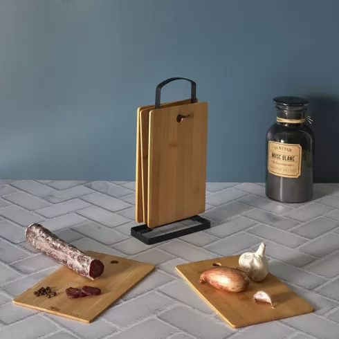 Cook Concept Σετ επιφάνεια κοπής από μπαμπού 16x30cm 7τμχ #2