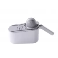 ECOCO πολυκόφτης λαχανικών E1909, 6 εξαρτήματα κοπής, λευκός-γκρι