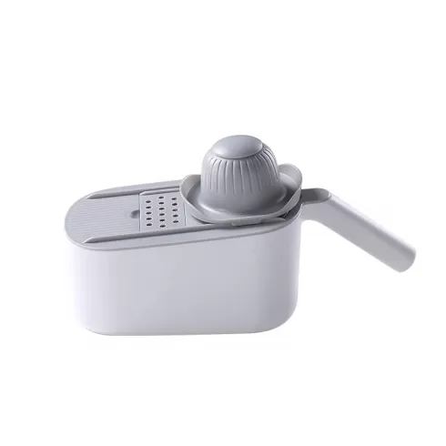 ECOCO πολυκόφτης λαχανικών E1909, 6 εξαρτήματα κοπής, λευκός-γκρι