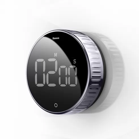 Baseus Heyo rotation countdown timer black (ACDJS-01) ψηφιακό  χρονόμετρο κουζίνας