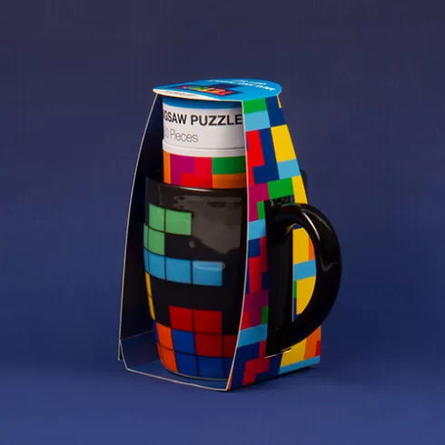 Fizz σέτ Δώρου Κεραμική Κούπα μαύρη & Πάζλ Tetris mug and Puzzle (2029) #2