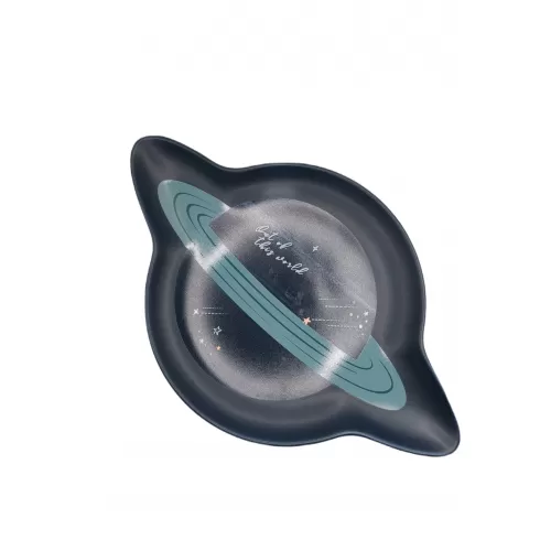 Πιάτο πορσελάνινο πλανήτης Κρόνος 262A 27x17x2cm