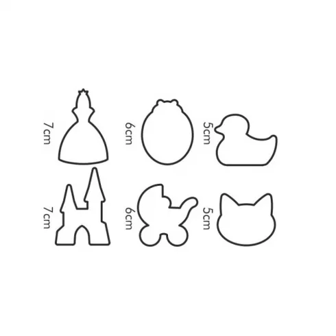 Tescoma ΚΟΥΠΑΤ ΠΑΡΑΜΥΘΙ ΠΛΑΣΤΙΚΑ 6 Τμχ  630920 #1