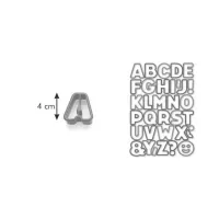 Tescoma ΚΟΥΠΑΤ ΠΛΑΣΤΙΚΑ ΑΓΓΛΙΚΑ ΓΡΑΜΜΑΤΑ 34Τμχ 630925 #1