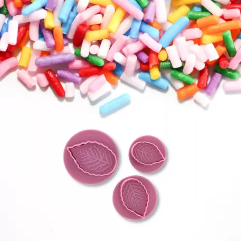 Zenker κουπάτ πλαστικά 3 τεμάχια σε σχήμα φύλλου  #4