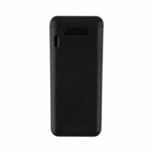 Πτυσσόμενο Μεταλλικό Καλαμάκι & Βουρτσάκια Καθαρισμού φορητό σε κουτί μπρελόκ μαύρο #1