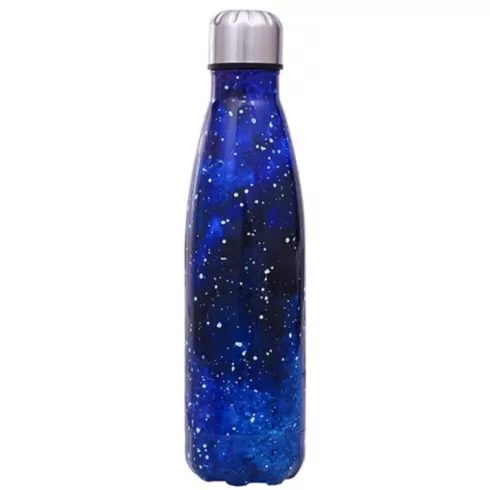 Μπουκάλι νερού 500ml μεταλλικό με μόνωση κενού αέρα για ζεστά και κρύα ροφήματα sky blue