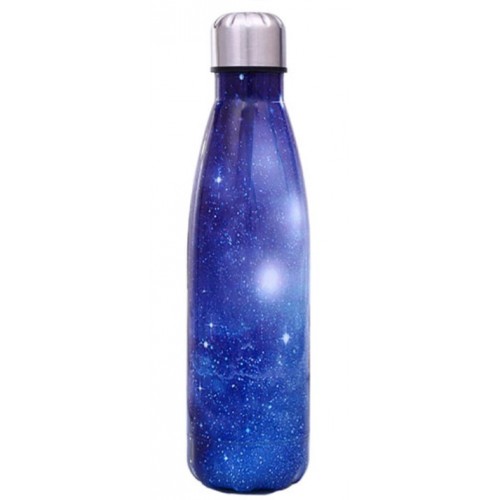 Μπουκάλι νερού 500ml μεταλλικό με μόνωση κενού αέρα για ζεστά και κρύα ροφήματα space