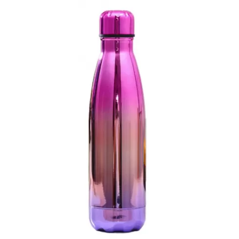 Μπουκάλι νερού 500ml μεταλλικό με μόνωση κενού αέρα για ζεστά και κρύα ροφήματα multicolor