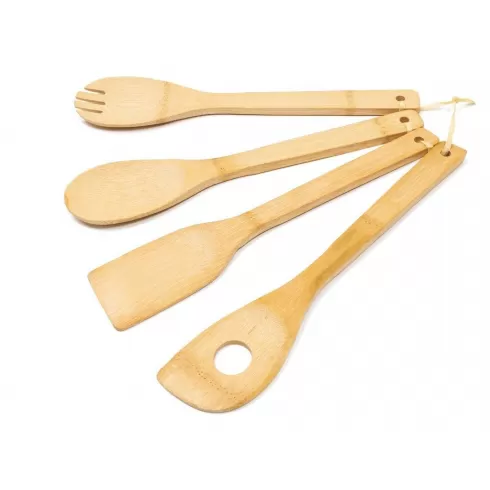 5Five Σετ εργαλεία κουζίνας κουτάλες από μπαμπού 4 τεμαχίων 120058 #2