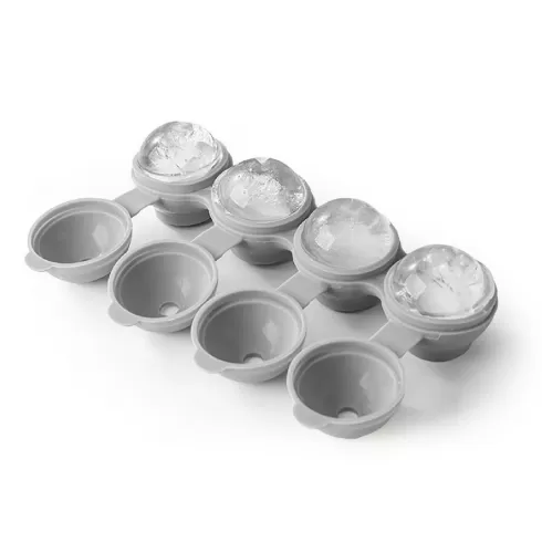 Φόρμα σιλικόνης για 4 παγάκια σε σχήμα μπάλας BQ01042876453