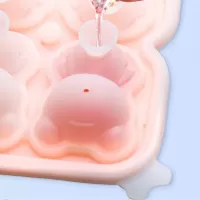 Φόρμα σιλικόνης για 4 παγάκια σε σχήμα αρκουδάκι 5x3εκ FNL07 #2