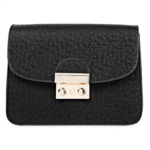 Τσάντα ώμου Μαύρη - Guapabien Fashion Women Cross-grain Diagonal Packet Shoulder Messenger Handbag Bag