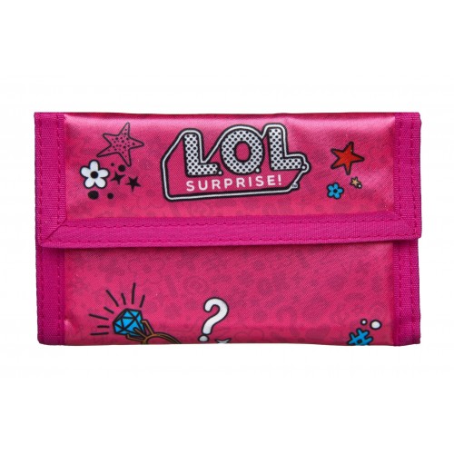 LOL Surprise παιδικό πορτοφόλι 14x9x1cm LOLO7005 - ΡΟΖ