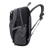 Hong Jing keep walking Casual Waterproof Simple Backpack τσάντας πλάτης αδιάβροχη μαύρο-γκρι  40L #2
