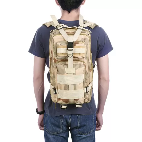 3P Military 30L Backpack Sports Bag for Camping Traveling Hiking Trekking τσάντας πλάτης THREE SAND CAMOUFLAGE #5