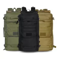 60L Outdoor Tactical Backpack Shoulder Bag for Camping Hiking τσάντας πλάτης αδιάβροχη πράσινη #2