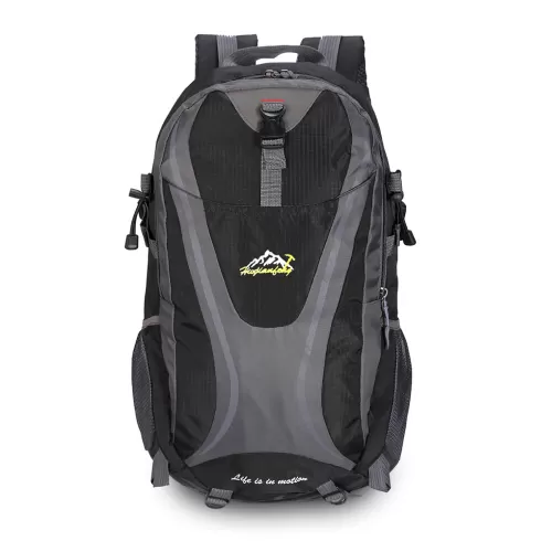 HUWAIJIANFENG Large Capacity Backpack Multi-functional Water Resistance Black 35lt