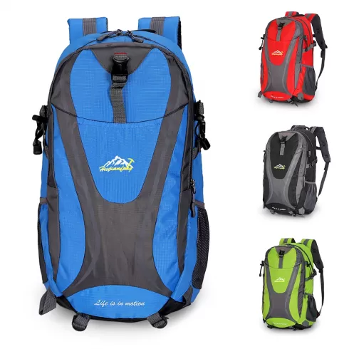 HUWAIJIANFENG Large Capacity Backpack Multi-functional Water Resistance Blue 35lt #3