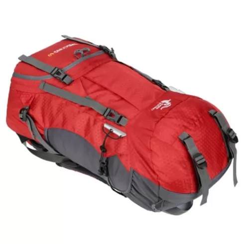FREE KNIGHT 60L Μεγάλη Αδιάβροχη Τσάντα Mountaineering Bag Outdoor Backpack with Rain Cover Red #3