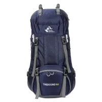 FREE KNIGHT 60L Μεγάλη Αδιάβροχη Τσάντα Mountaineering Bag Outdoor Backpack with Rain Cover Navy Blue #3