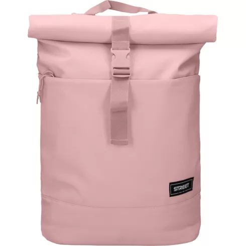 Τσάντα backpack fashion street rollup 30x12x46cm ροζ