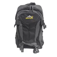 HUWAIJIANFENG Σακίδιο πλάτης 35 lt με 2 χώρους και 2 πλαϊνές θέσεις για μπουκάλι μαύρο/γκρι