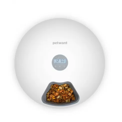 PetWant F6 smart food dispenser - Αυτόματη ταΐστρα κατοικίδιων 6 δοχείων x 180ml (Λευκό)