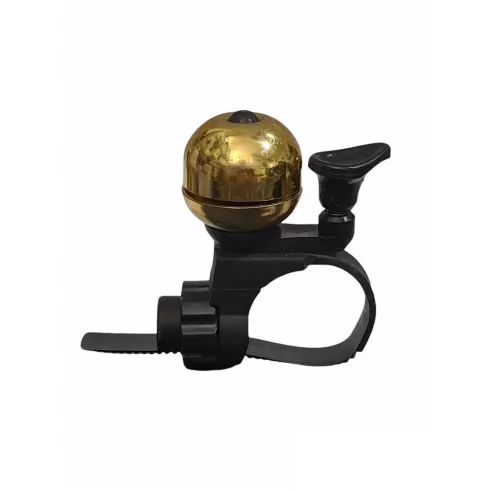 Κουδουνάκι ποδηλάτου χρυσό με βάση τιμονιού – 346221