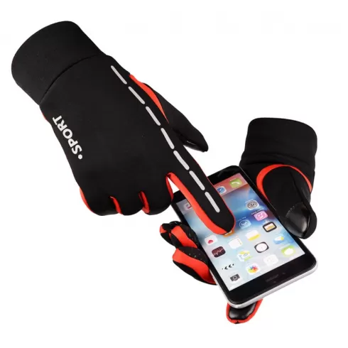 Γάντια ποδηλασίας SPORT κόκκινο