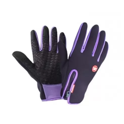 Γάντια ποδηλασίας HKXY WIND STOPPER XY μωβ