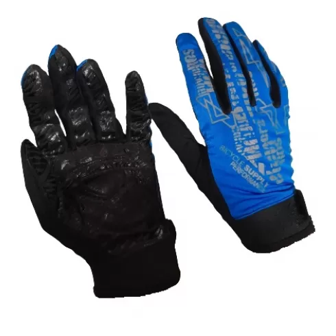 Γάντια ποδηλασίας jungle leopard - Μπλε