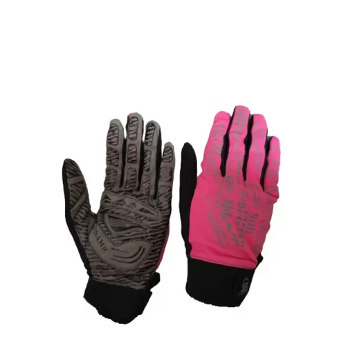 Γάντια ποδηλασίας jungle leopard - Ροζ