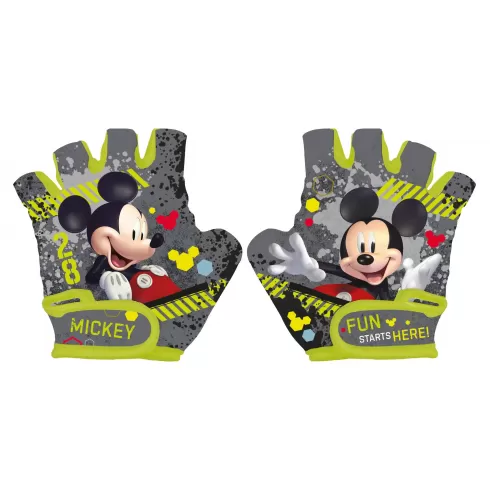 Mickey Mouse γάντια ποδηλασίας πράσινο - Small 3+